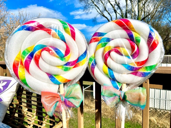 Sucette – Lollipop bonbon géant divers formats – Six et deux