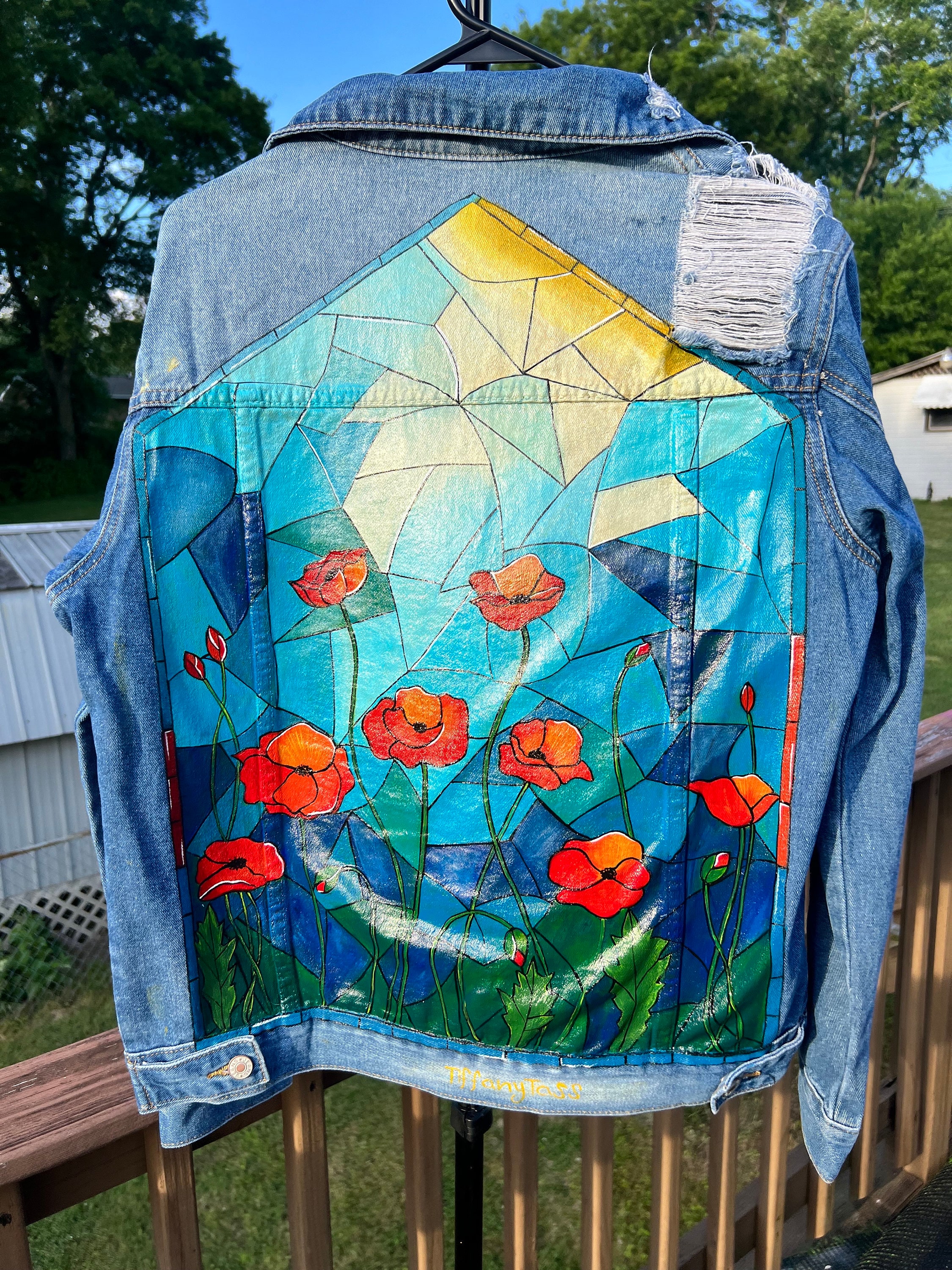 Paint Stained Denim - Etsy