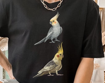T-shirt valkparkiet: stijlvol Parrot Lover-T-shirt
