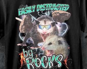 Unique funny Geology shirt,Easily Distracted By Rocks shirt,funny meme tee,Geology Gifts,rock lover t-shirt,Geologist Student.