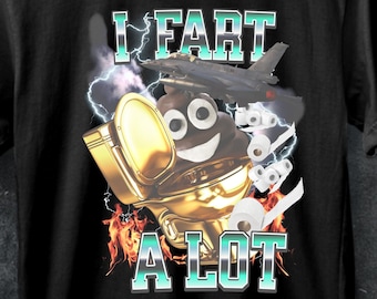 Funny Fart Meme Graphic T-Shirt, Offensive Humor Tee