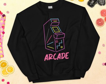 Arcade Gaming sweatshirt ,Arcade Gaming Vintage sweater ,Arcade Gaming lover pullover ,Arcade Gaming retro long sleeve ,gift fot friend.