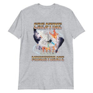 Unique Creatine Monohydrate Shirt,funny gym shirts,gag gifts,Meme Shirts,parody bodybuilders tees,Dark Humor,ironic tees.
