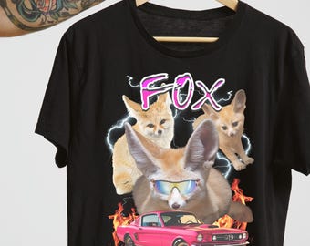 Fennec Fox T-Shirt: Bootleg Hip Hop Animal Pun Tee