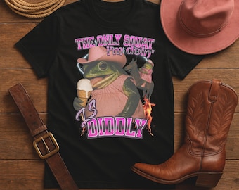 Funny Cowboy Frog T-Shirt: Retro Western Rodeo Graphic Tee