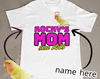 Camiseta personalizada con retrato de pájaro: camiseta personalizada para amantes de las aves