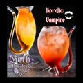 Nordic Vampire Drinking Glass | Creative Gothic Straw Glass | Vampirette Wine Glass | Goth Cocktail Glass product logo