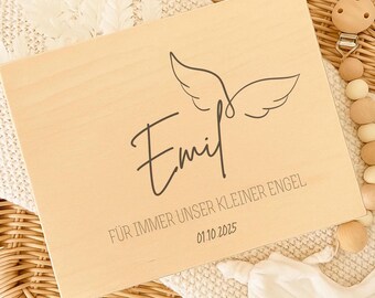 Personalisierte Erinnerungskiste Sternenkind Trauer Geschenk Baby Erinnerung Eltern Sternenkinder Trauergeschenk Abschied Stille Geburt