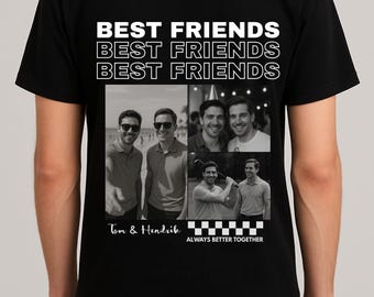 Personalisiertes T-Shirt Shirt Best Friends Beste Freundin Bester Freund Bruder Schwester Geschenk Geschenkidee Geburtstag Weihnachten