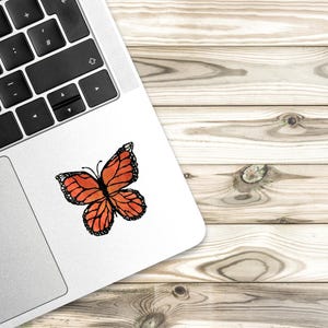 Kiss-cut vinylstickers met vlinders | Esthetische stickers voor huisdecoratie, cadeaus, tijdschriften, ambachten, natuurliefhebbers