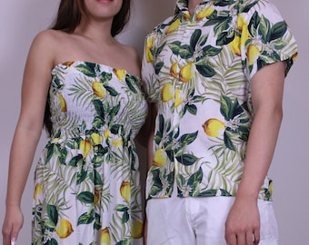 Tropical Lemon Couple's Ensemble