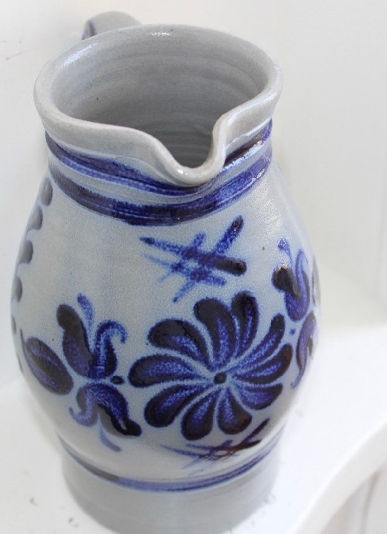 Vintage Salt Glazed Jug Etsy