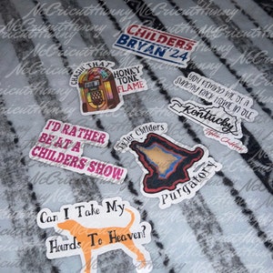 Country Music Inspired Stickers, Lady May, Western Stick Pack, Laptop, Notebook, Planner stickers