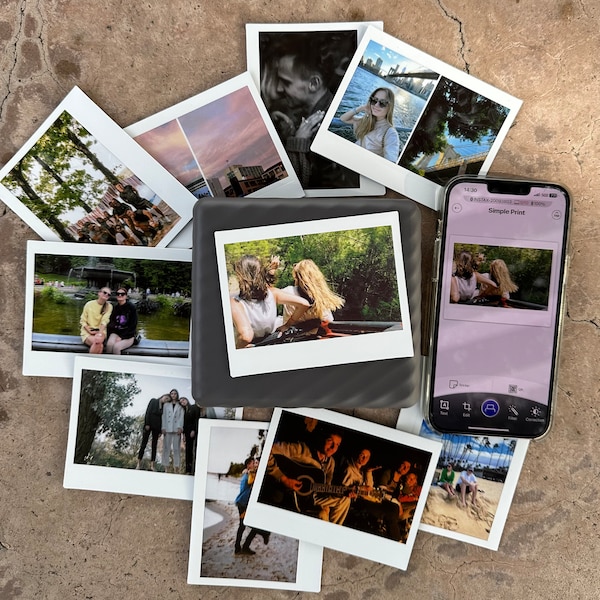 Custom Printed LARGE Polaroid Photos to Instant Film | Personalized Instax Wide Prints | 90's Aesthetic | Digital Retro Prints | Gift Ideas