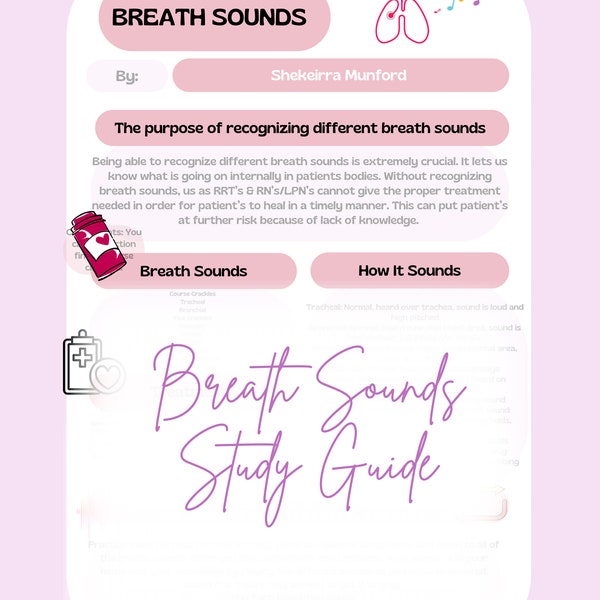 Breath Sound Study Guide