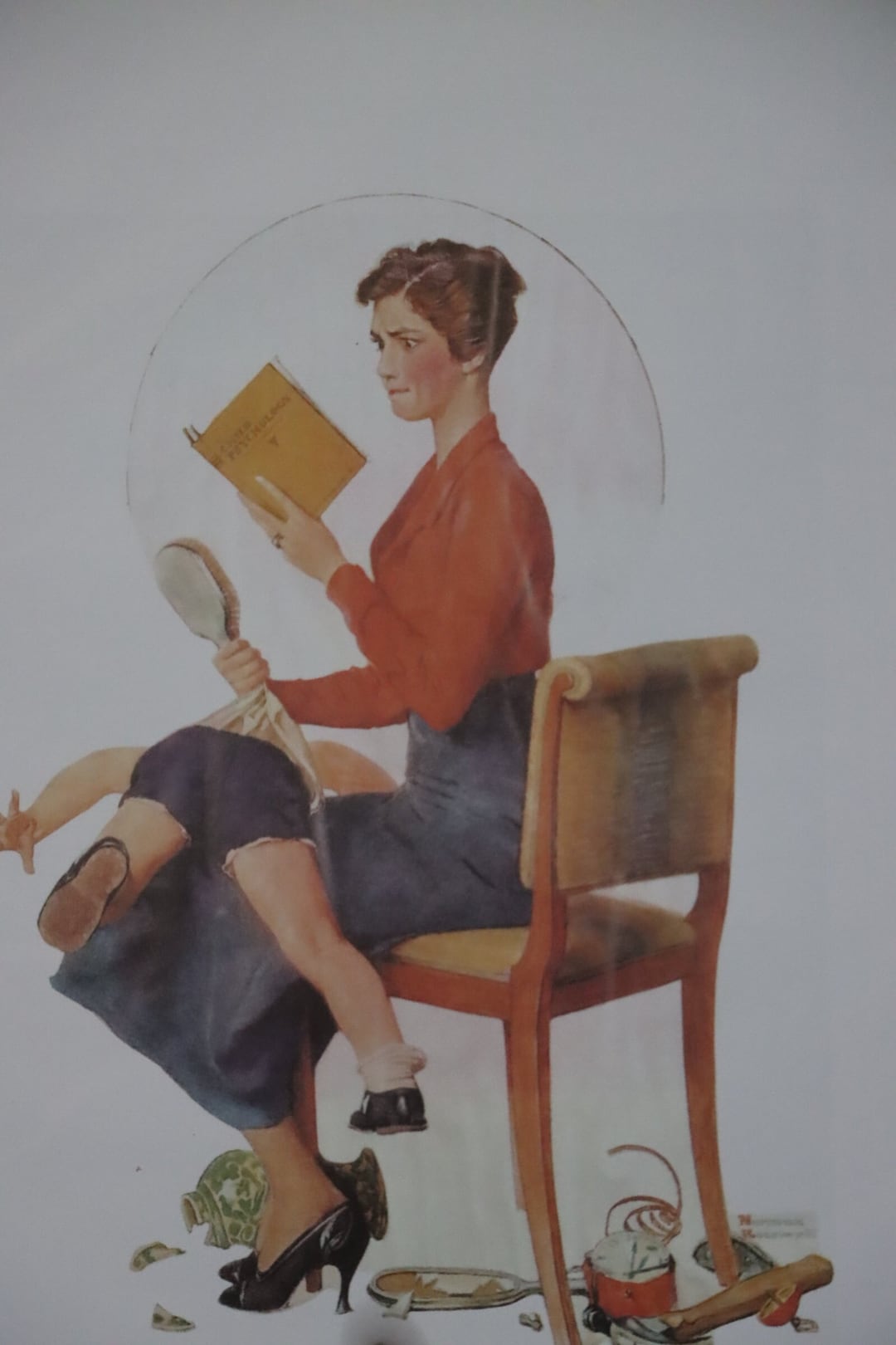 mother daughter spanking art 