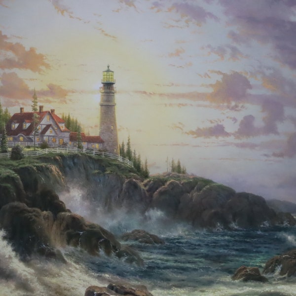 Clearing Storms God's love Thomas Kinkade light art