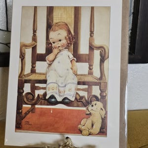 Łzawy maluch Mabel Luci Attwell wydruk artystyczny ulotki książka dekoracja ścienna pomysł na prezent urodzinowy