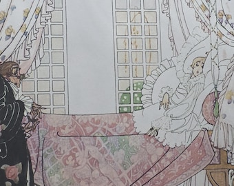 Ilustración de Minon-Minette Kay Nielsen (1912) placa vintage 27