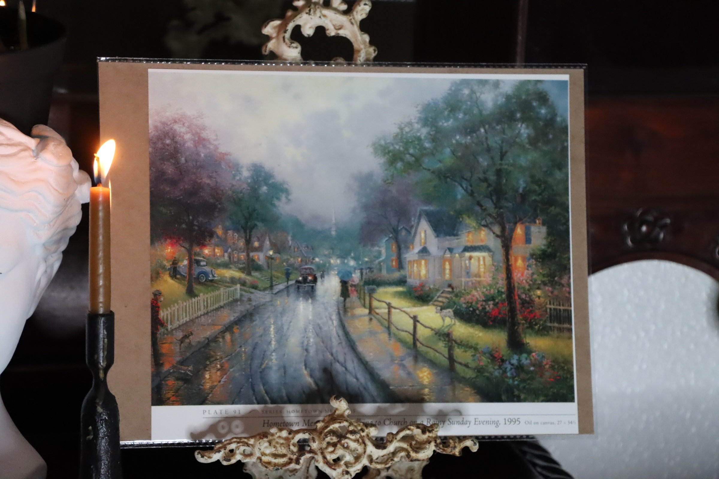 Hometown Memories 1: Walking to Church on a Rainy Sunday Evening Thomas ...