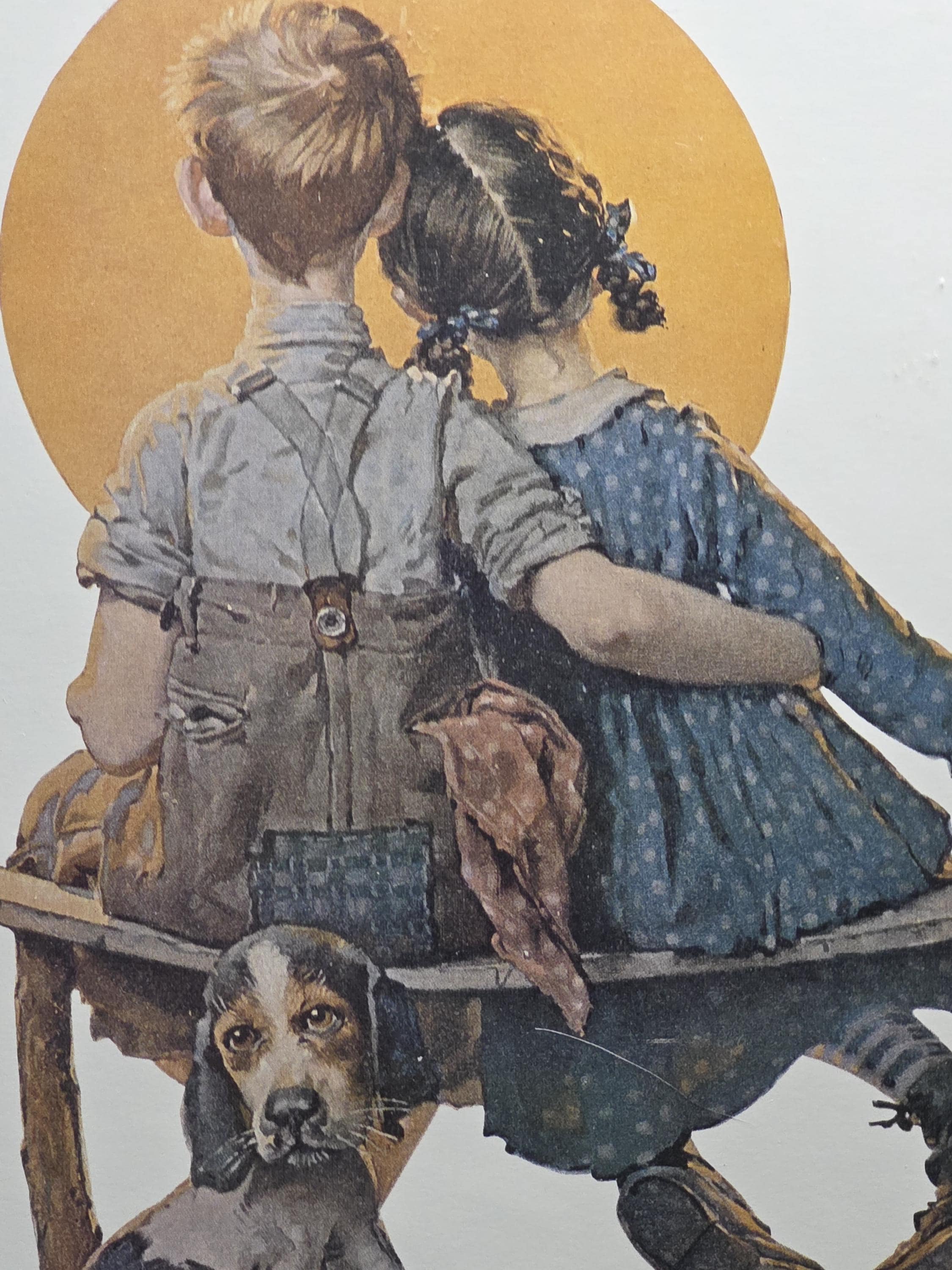 Norman Rockwell Little Girl Paintings - Etsy