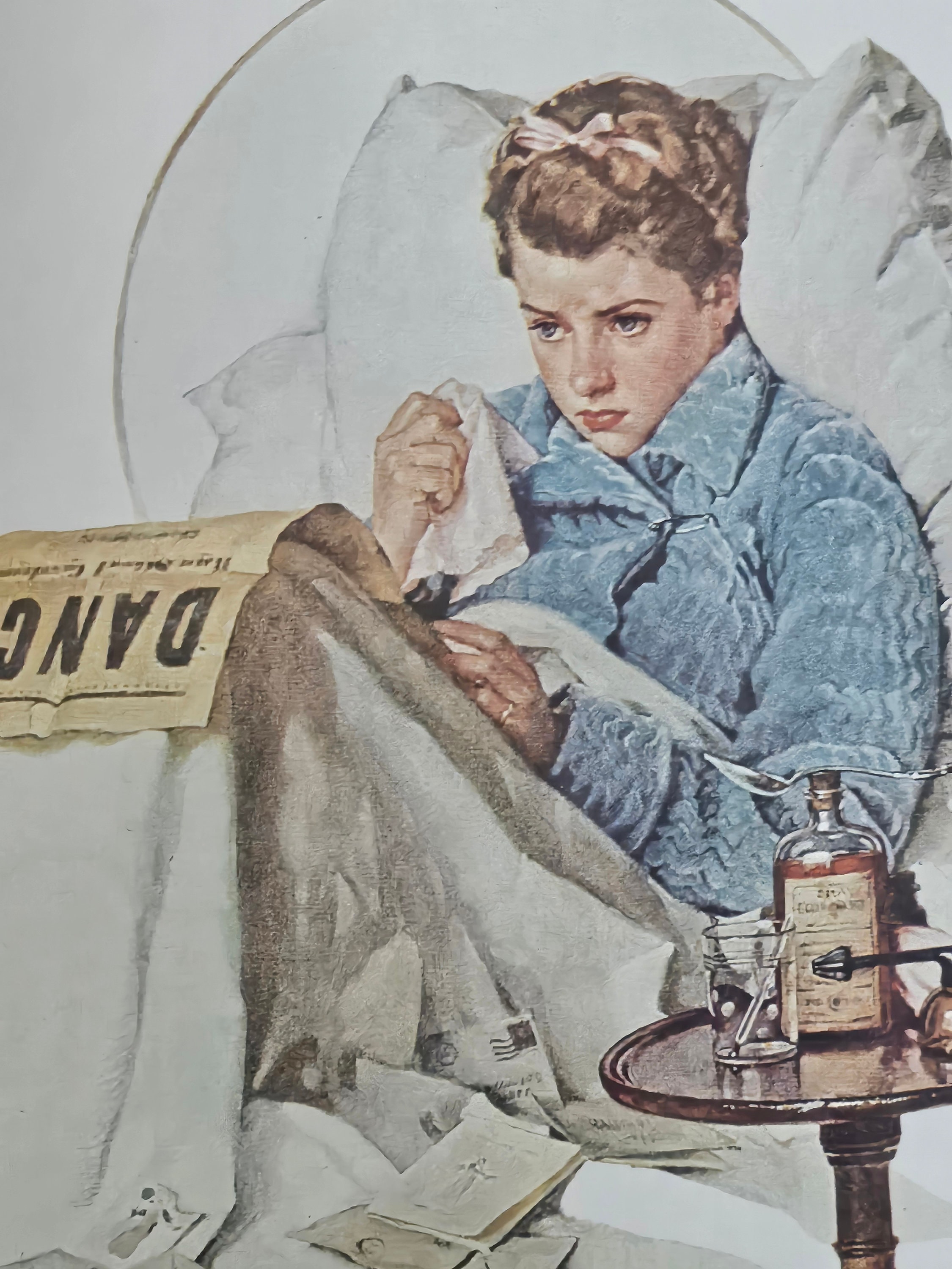 Missing the Dance Heart Broken Sad Post Cover Norman Rockwell