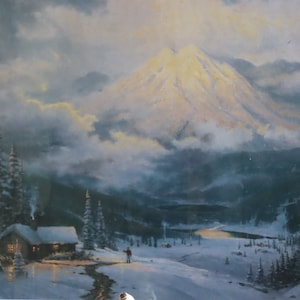 Warmth of Home winter wonderful Thomas Kinkade print art