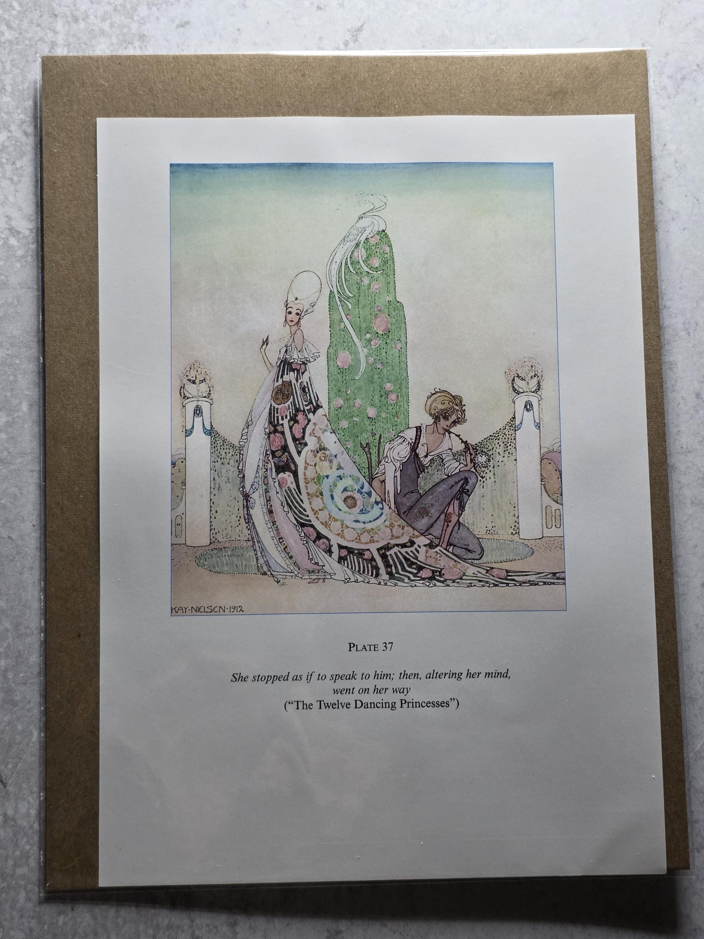 The Twelve Dancing Princesses Kay Nielsen Illustration Vintage