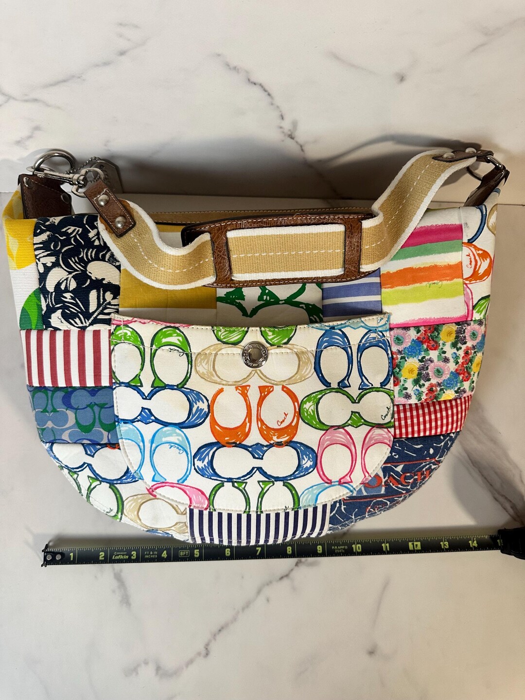 バッグ Coach Patchwork Tote Bag Vintage Rare il_1080xN.6996031973_klwu.jpg