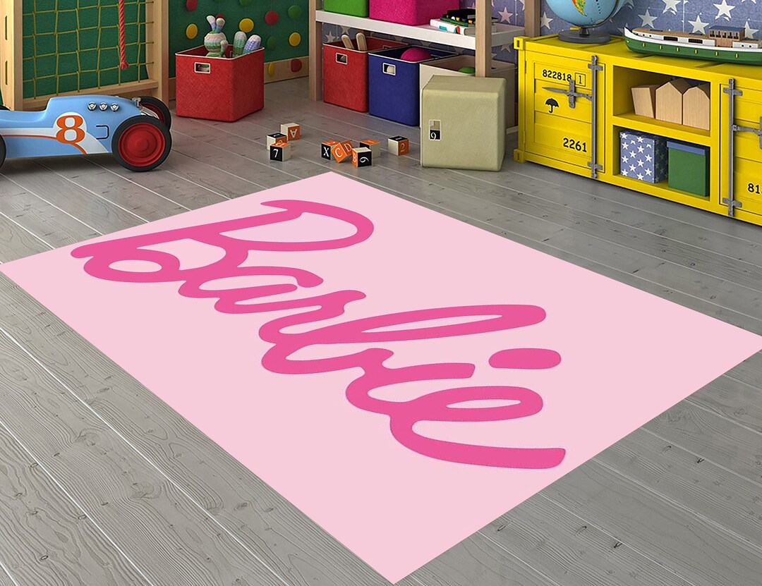 Barbie Rugkids Rug Kids Room Rug Child Room Rug Home Rug Etsy