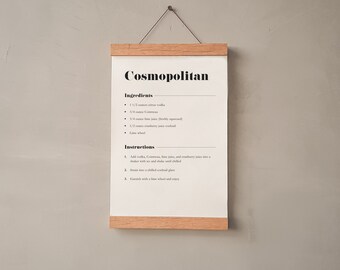 Cosmopolitan Recipe Printable Cosmo Bar Cart Art Printable Cocktail Cosmopolitan Recipe Printable Cosmo Bar Cart Art Printable Cocktail