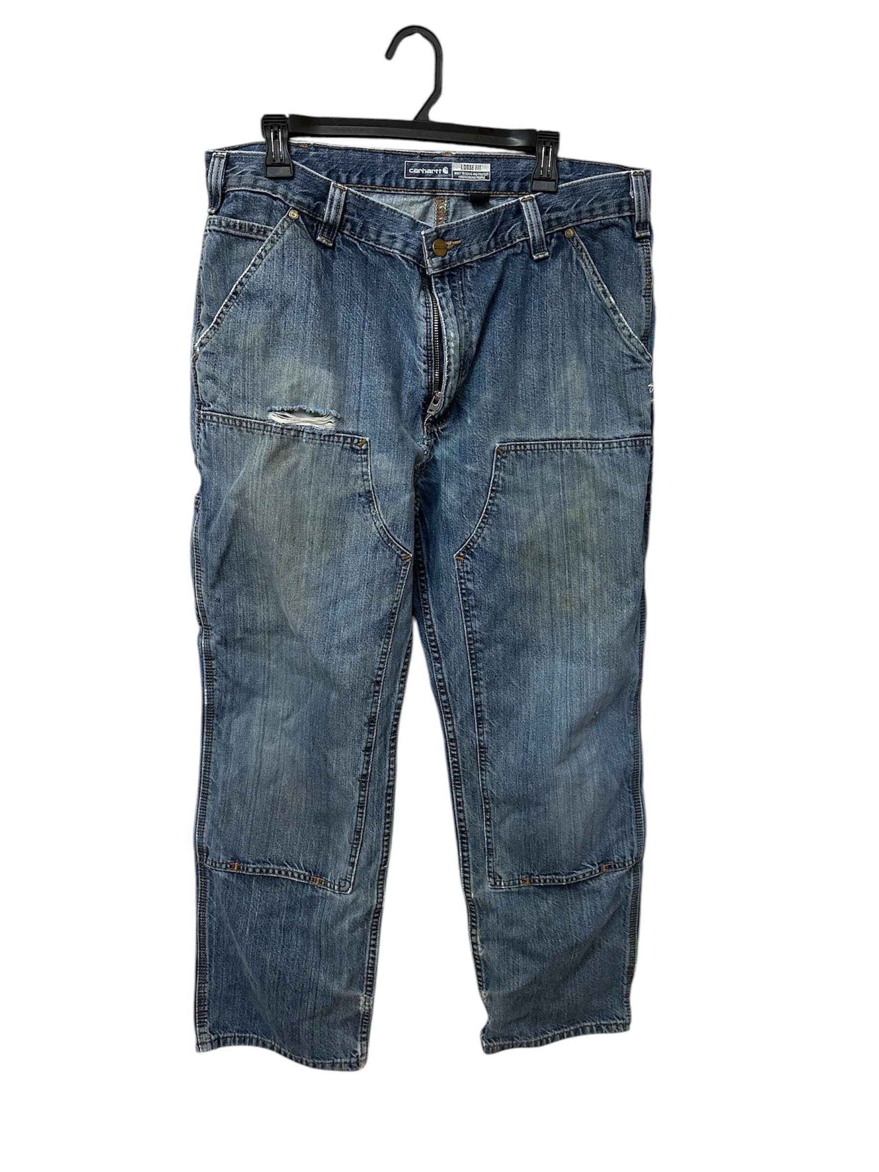 パンツ Distressed Double Knee Pants Distressed! carhartt double knee - Gem