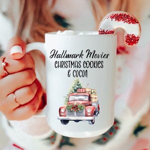 Hallmark Christmas Mug, Christmas Cookie and Cocoa Mug, Christmas Mug, Christmas Gift, Gift for Her, Holiday Mug