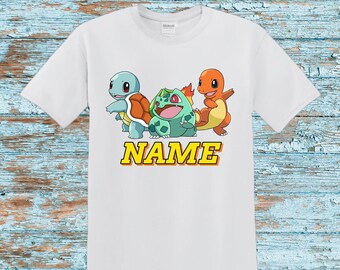 Ash Pokemon dibujos animados Pikachu amante regalo de cumpleaños niño camiseta 3-14 años 100% algodón