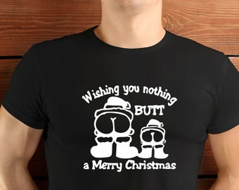 Nude Funny Santa Top - Etsy