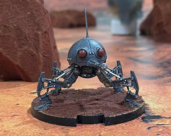 Droide araña de Star Wars Legion pintado a medida, miniaturas de Star Wars Legion, miniaturas pintadas, Star Wars Legion, Star Wars, encargo