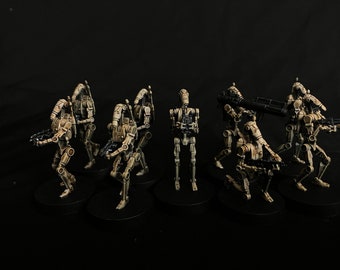 Droides de batalla B1 pintados a medida de Star Wars Legion