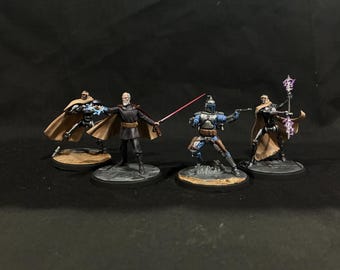 Escuadrón Punto Destrozado de Star Wars: Conde Dooku "Doble Orgullo" pintado a medida