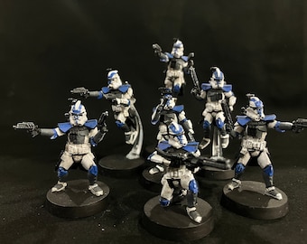 Custom Painted Star Wars Legion Phase Arc Clone Troopers, Painted  Miniatures, Star Wars Legion, Star Wars, Commission