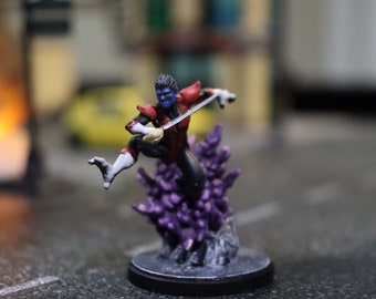 Marvel Crisis Protocol Proxy Nightcrawler Miniatura pintada X-Men, Modelo pintado