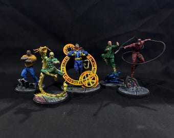 Paquete de afiliación de Defensores pintado a medida de Marvel Crisis Protocol