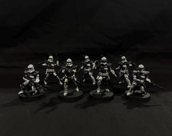 Soldados clon ARC de la fase 2 pintados a medida de Star Wars Legion