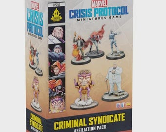Paquete de afiliación Cabal pintado a medida de Marvel Crisis Protocol