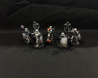 Expansión de escuadrón antidisturbios imperial pintado a mano de Star Wars Legion