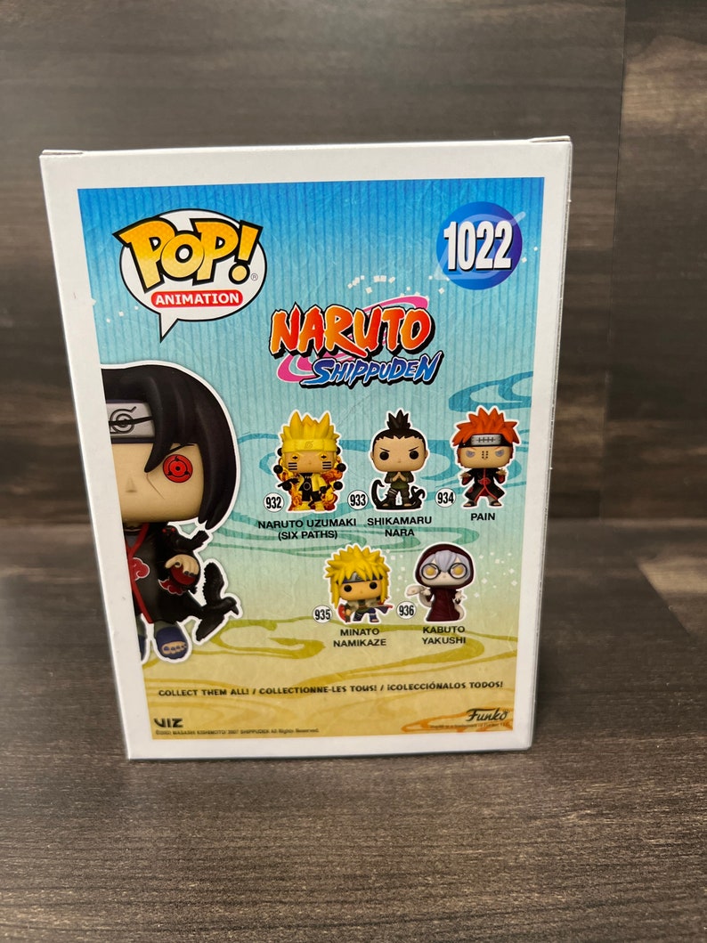 Funko Pop Itachi With Crows 1022 Protector mint - Etsy