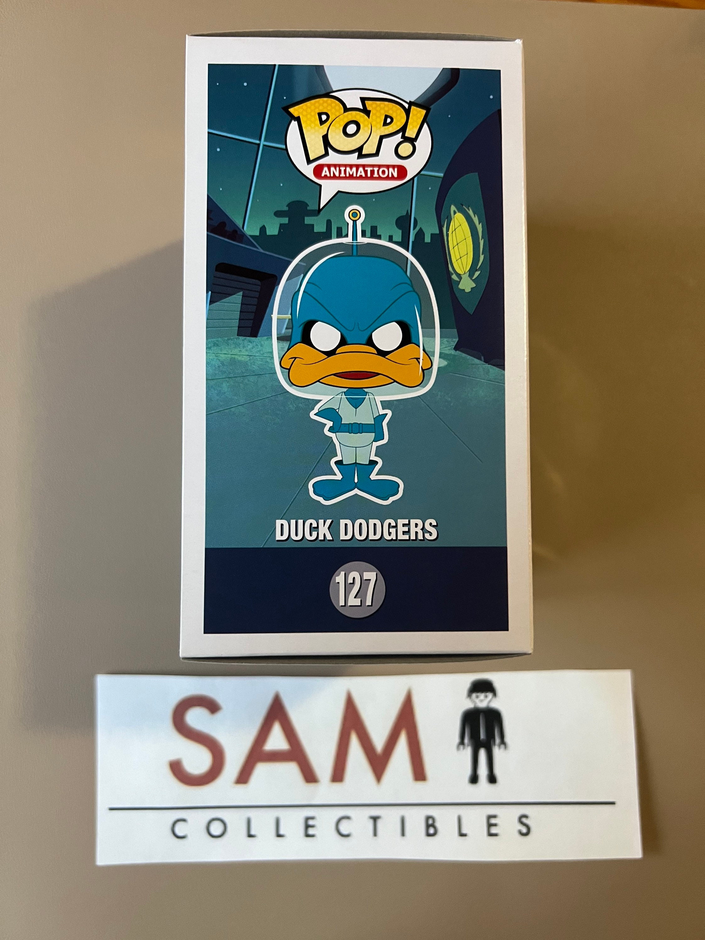 Funko Pop Duck Dodgers #127 Vaulted 2016 - SDCC Exclusive 750 Pcs + Hard Stack