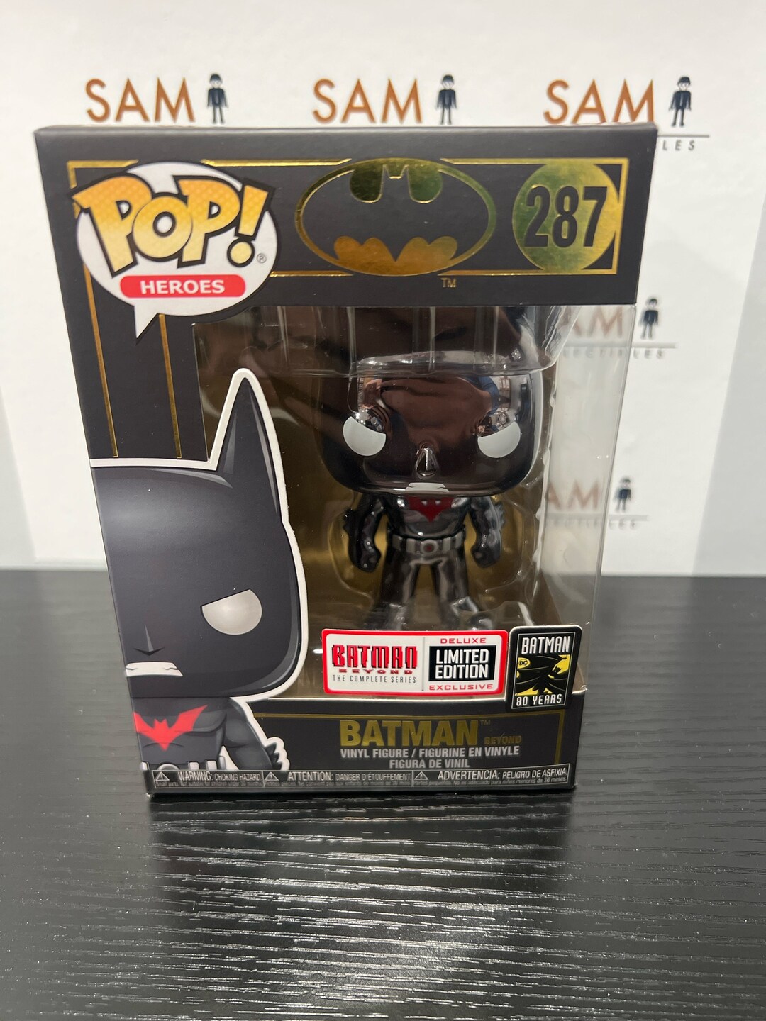 Funko Pop Batman Beyond metallic Limited Edition 287 Protector - Etsy