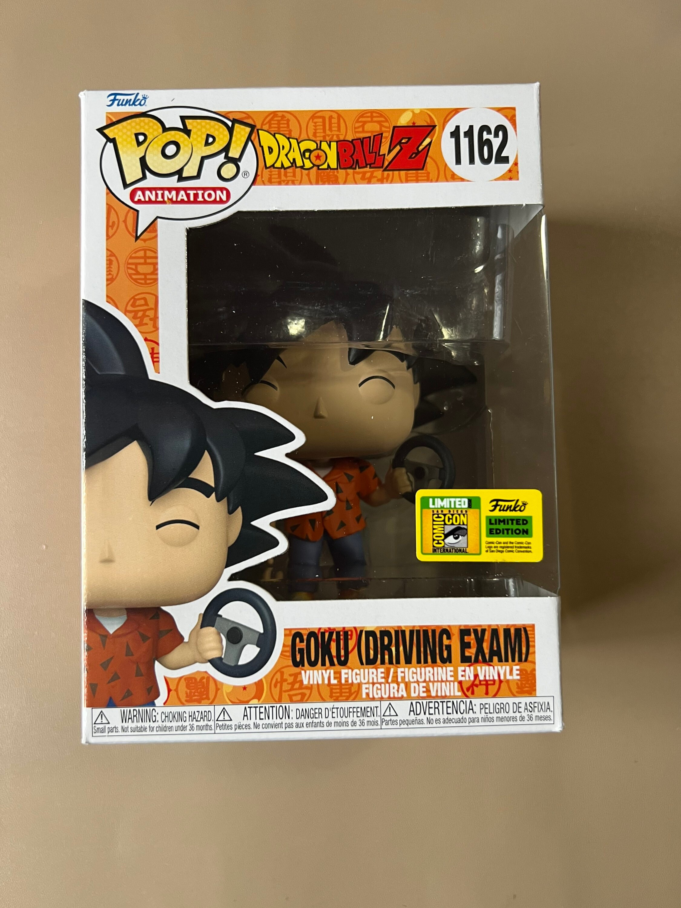 Funko Pop Goku driving Exam Comic Con 1162 Protector - Etsy Funko Pop Goku driving Exam Comic Con 1162 Protector - Etsy