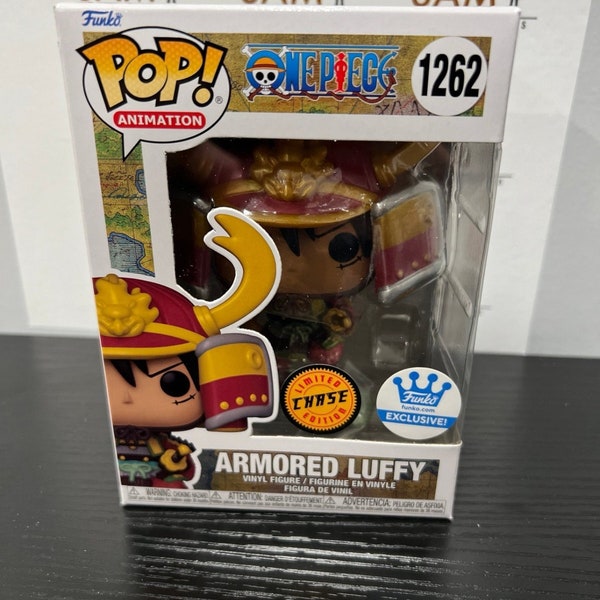 Armored Luffy Chase Funko Pop 1262 + Protector