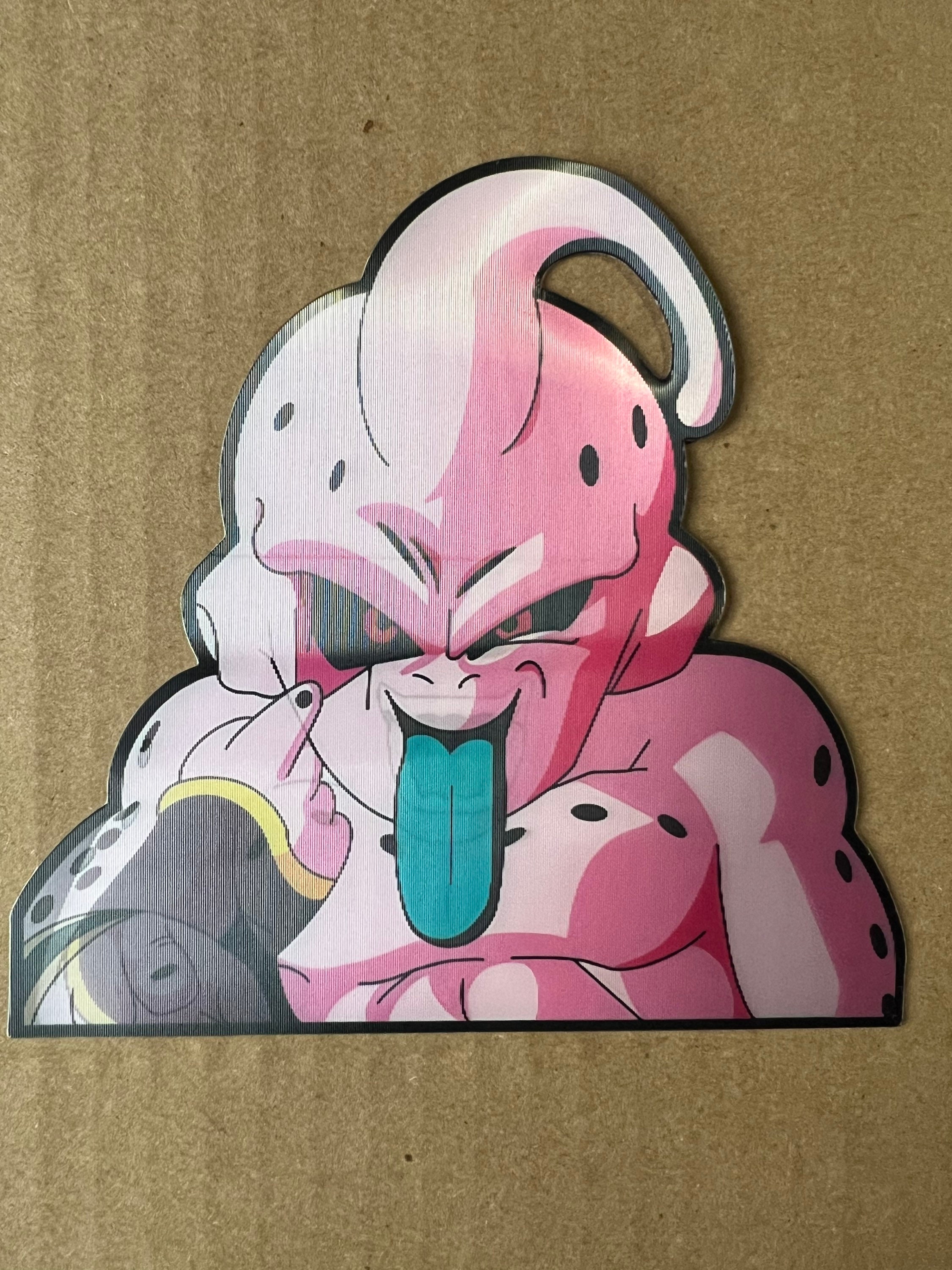 Majin Buu Sticker for Sale by Packpellets